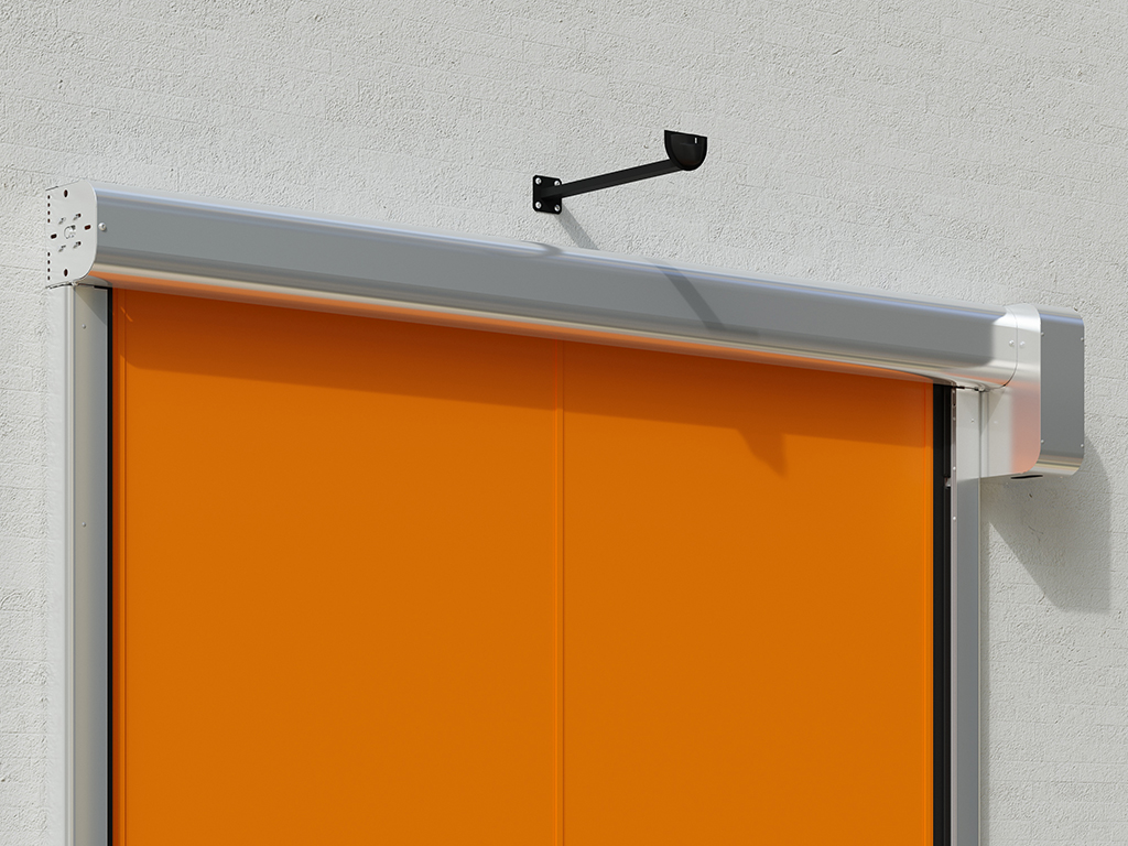 Артикул «HSD1800». Кронштейн радара предназначен для установки датчика над коробом вала ворот